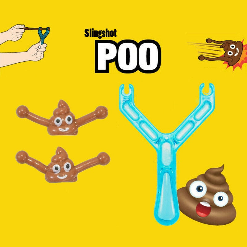 Creative Catapult Poop Slingshot Stool Vent Tricky Funny Novelty Children&