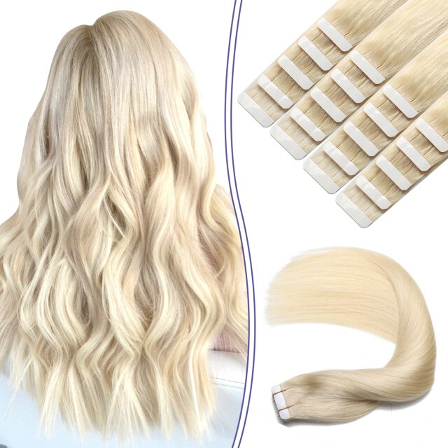 Ombre Balayage Tape In Human Hair Extensions 100% Real Remy Human Hair Extensions 50g 100g Per Package Seamless Tape on Hair