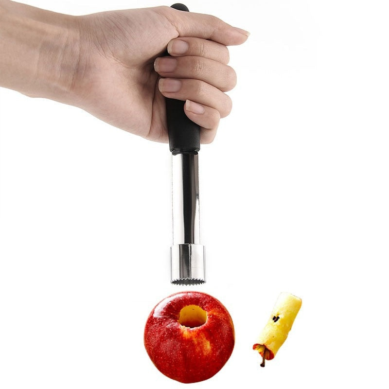 NEW Pear Fruit Seed Remover Cutter Kitchen Gadgets Stainless Steel Home Dining Bar Apples Corers Twist Fruit Core Remove Pit