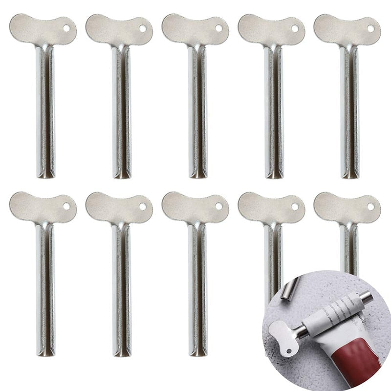 4Pcs Metal Toothpaste Squeezer Stainless Steel Tube Squeezer Key Roller Tube Hand cream Paint Squeezer Tool