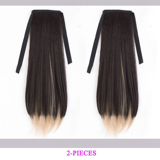 【Wig】Ponytail synthetic Straight women&