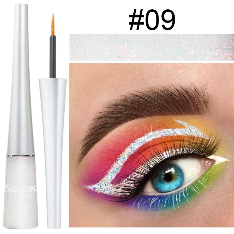 16 Colors Matte Eyeliner Liquid Waterproof Easy To Wear Make Up Matte Eye Liner Blue Red Green Brown Eyeliner Color Liner TSLM1