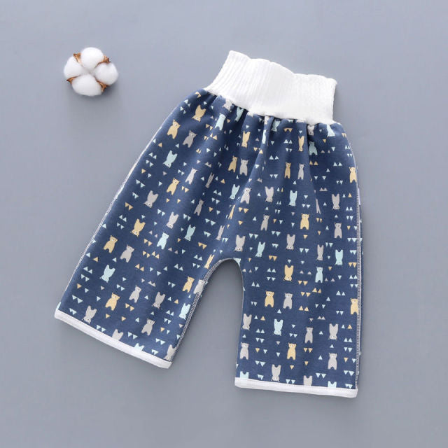 Comfy Children& Adult Diaper Skirt Shorts Childrens Diaper Skirt Shorts Waterproof Absorbent Cloth Reusable Diapers Pants