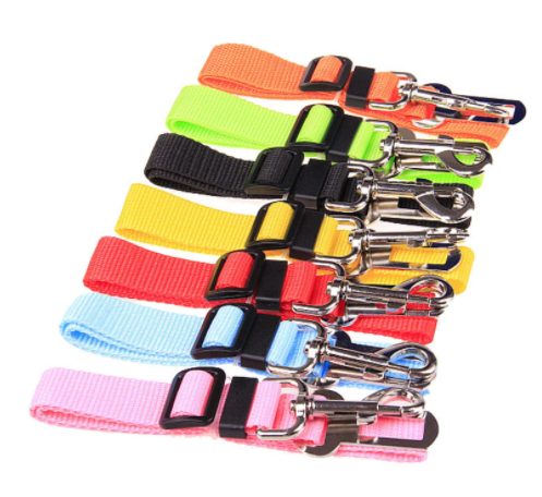 Pet Dog Cat Car Seat Belt Adjustable Harness Lead Leash Pet Supplies