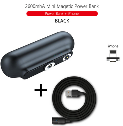 Mini Portable Power Bank Back