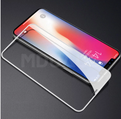 9D Protective Tempered Glass On The For iPhone 6 6s 7 8 Plus X 10 Glass Screen Protector Soft Edge Curved For iPhone XR XS MAX