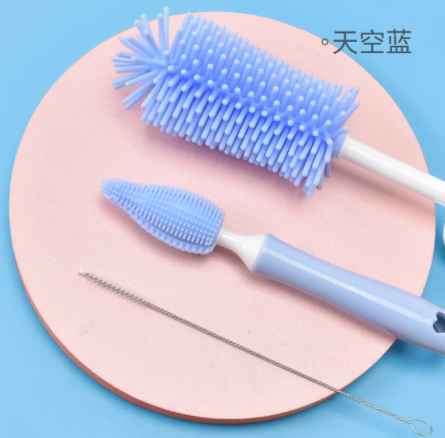 Silicone Bottle Brush 360 Degree Rotation