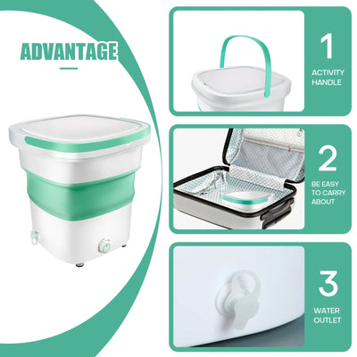 Mini Portable Folding Washing Machine