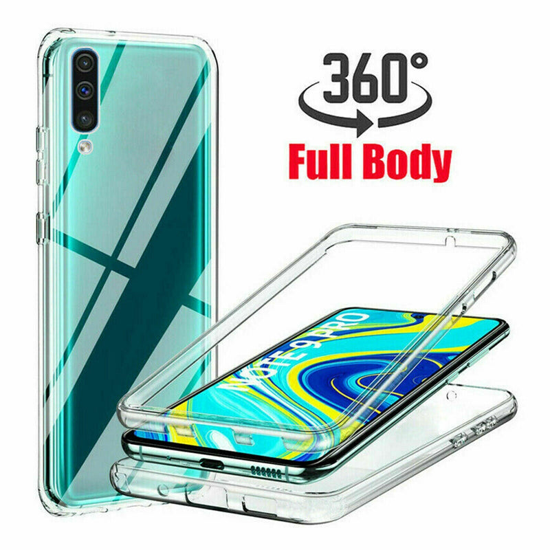 360° Silicone Clear Case Cover For Samsung Galaxy A32 A52 A42 5G A21s A12 Phones