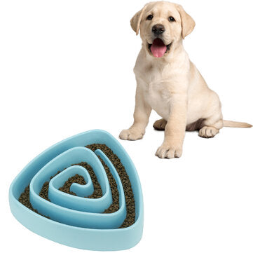 Pet Slow Eat Feeding Food Bowls