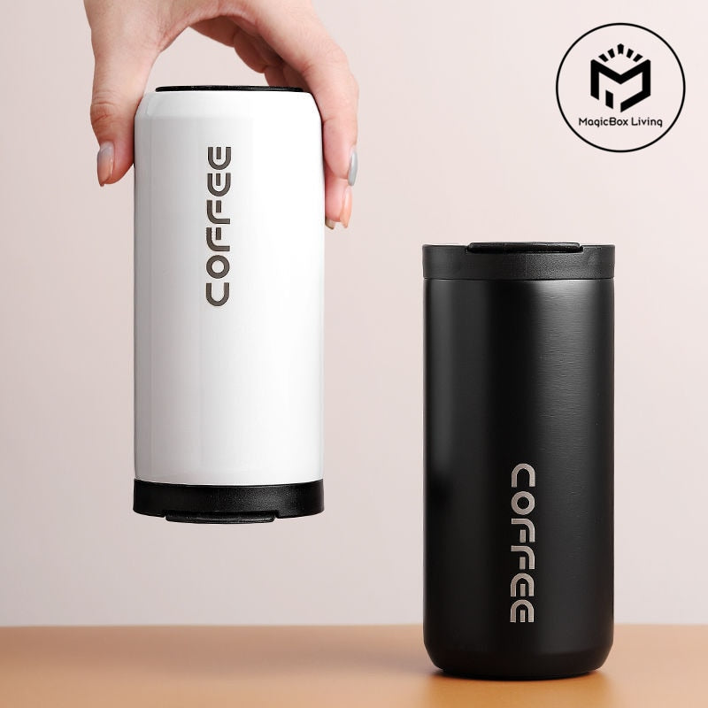 Stainless Steel Milk Tea Coffee Mug Leak-Proof Thermos