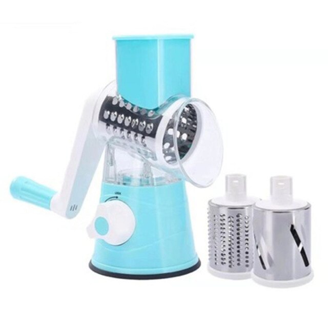 Onion Cutter! Manual Vegetable Cutter Slicer Kitchen Roller Gadgets Tool Vegetable Chopper Round Slicer Graters Potato Carrot Cheese Shredder