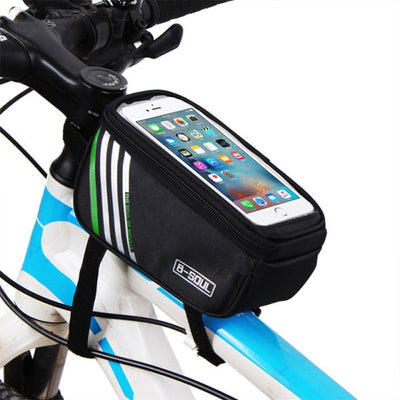 Waterproof Touch Screen Bicycle Bags Cycling Bike Front Frame Bag Tube Pouch Mobile Phone Storage Bag