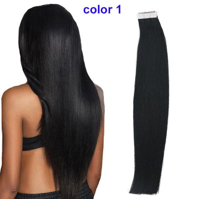 Ombre Balayage Tape In Human Hair Extensions 100% Real Remy Human Hair Extensions 50g 100g Per Package Seamless Tape on Hair