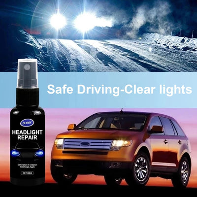 Car Headlight Polishing Agent Scratch Remover Repair Fluid Headlight Renewal Polish And Maintenance Liquid Kit Auto Accessories