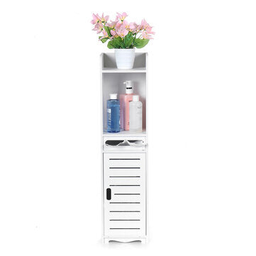 4-Tier Storage Cabinet Laundry Cupboard Assorted Shelf