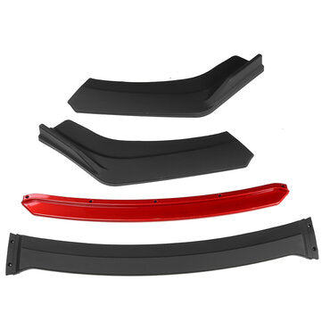 Universal Gloss Black Front Bumper Lip Car Spoiler Splitter For Honda