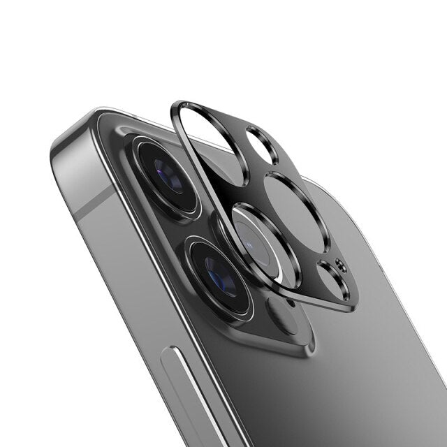 For iPhone 13 12 Pro Max Mini Camera Lens Protective Ring Case Back Protector For iPhone12 Metal Alloy Cover Phone Accessories