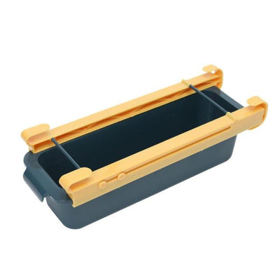 Adjustable Plastic Pull-out Drawers Refrigerator Storage Drawer Basket Refrigerator Fresh Spacer Layer Storage Rack Household