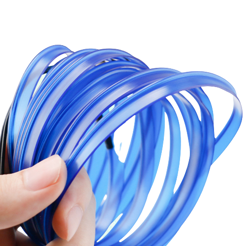 2m Blue LED Car Interior Decorative Atmosphere Wire Strip Light Accessories US