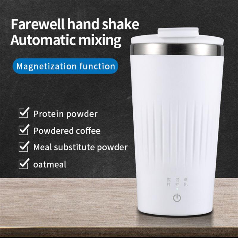 350ml Fully Automatic Stirring Cup Electric Portable Coffee Cup Charging Magnetic Cup Outdoor Fitness Mugs For Tea Coffee Milk