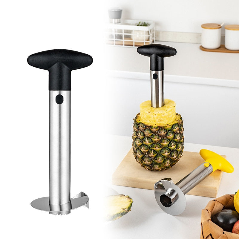 Stainless Steel Pineapple Corer Peeler Ananas Peeler Cutter Easy Fruit Parer Cutting Tool Silcer Kitchen Restaurant Accessories