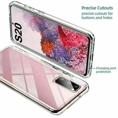 360° Silicone Clear Case Cover For Samsung Galaxy A32 A52 A42 5G A21s A12 Phones