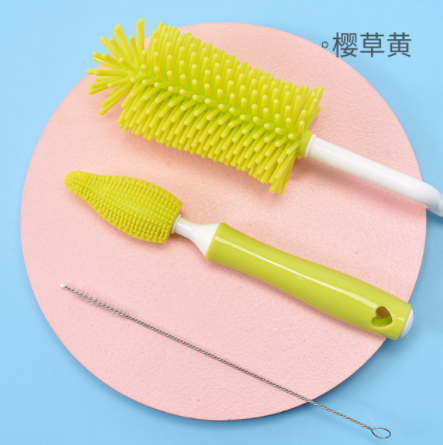 Silicone Bottle Brush 360 Degree Rotation