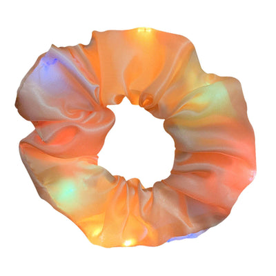 Illuminating Hair Scrunchies Silk Satin Elastic for