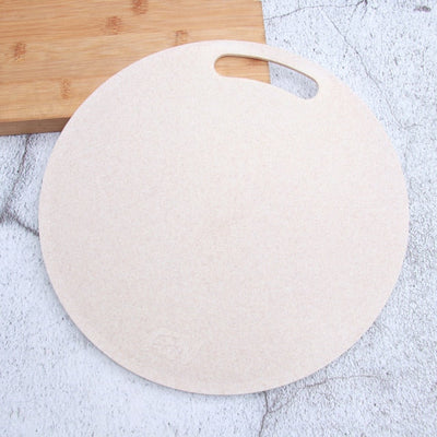 Kitchen Wheat Straw Chopping Board Multi-function Cutting Board Non-slip Round Shape Cutting Board for Home