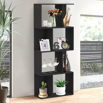 Hoffree  Board Bookshelf Storage Organiser