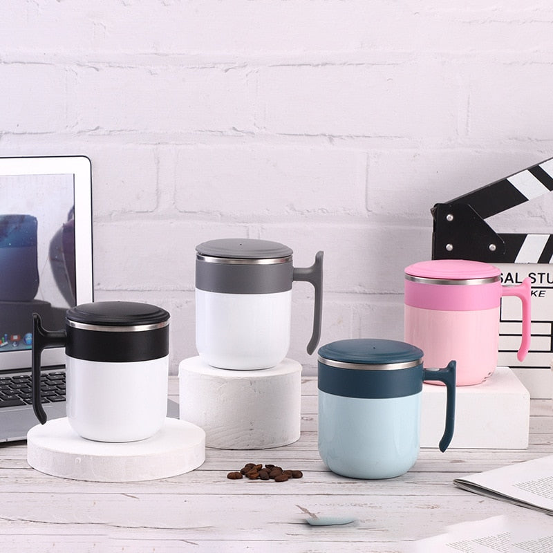 New Intelligent Automatic Magnetic Mixing Mugs Without Electricity Creative Coffee Cup No Charge Portable Cooling Cup Blender