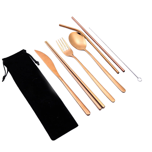 7 Pcs Tableware Set Stainless Steel