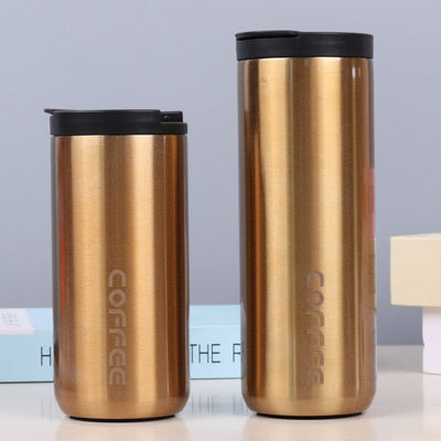 Stainless Steel Milk Tea Coffee Mug Leak-Proof Thermos