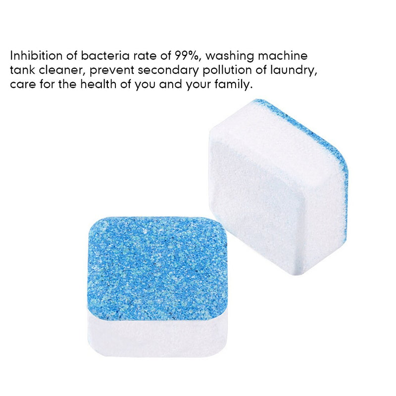 Washing Machine Effervescent Cleaning Effervescents Tablets Washer Cleaner Block for Household Cleaning Artifact 2/8/12PCS