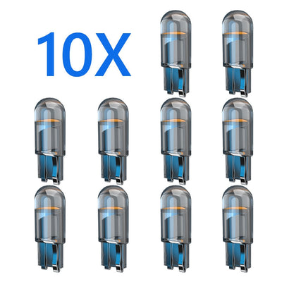 10x Car Light COB Glass 6000K White Auto Automobiles License Plate Lamp Dome Read DRL Bulb 12V