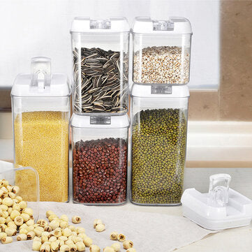 Air-Tight Food Storage Container for Cereals Easy Lock Sealed