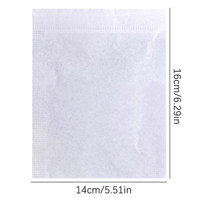 【Filter bag】50Pcs Food Grade Tea Bag non-woven drawstring filter bag used to make tea soup seasoning bag filter Kitchen Supplies