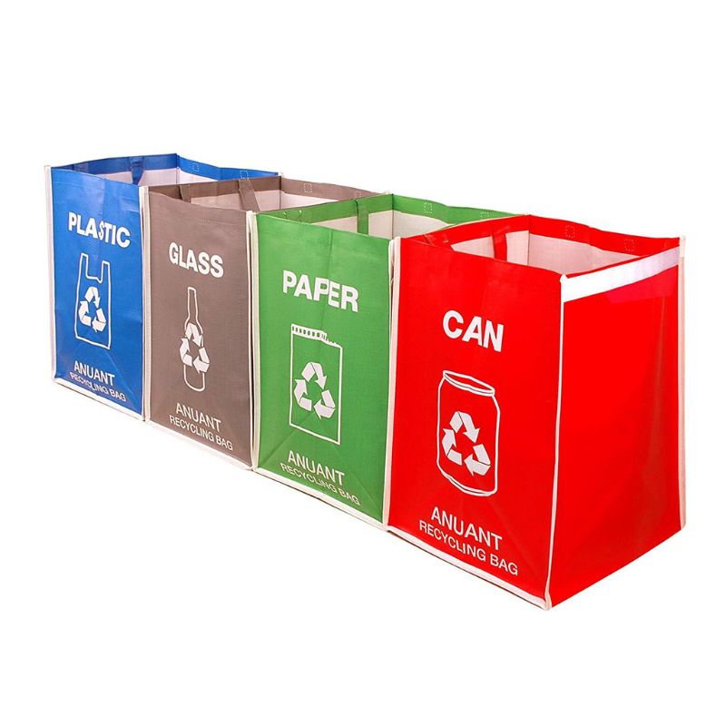 „Äê50% off„Äë4pcs Separate Recycling Garbage Waste Bin Bags for Kitchen