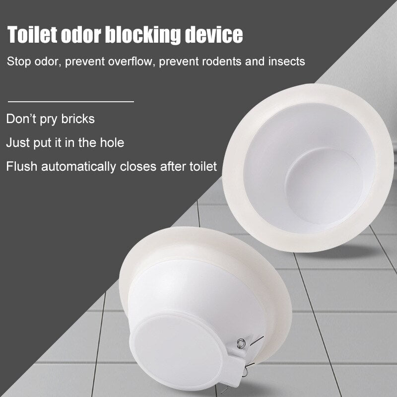 Anti-smell Plug For Squatting Pan Squat Toilet Squatting Pit Smell Stopper Durable Prevent Sewage Overflow Bathroom Products