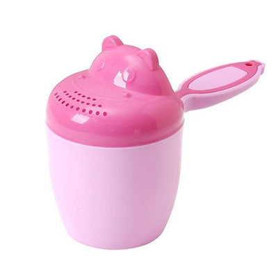 HOT SALE Cute Cartoon Baby Bath Caps Toddle Shampoo Cup Children Bathing Bailer Baby Shower Spoons Child Washing Hair Cup Kids Bath Tool