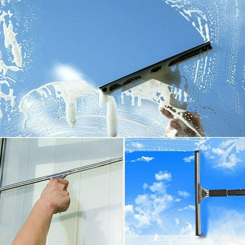 25-45cm Window Glass Cleaning Squeegee Blade Wiper Cleaner Home Shower Bathroom