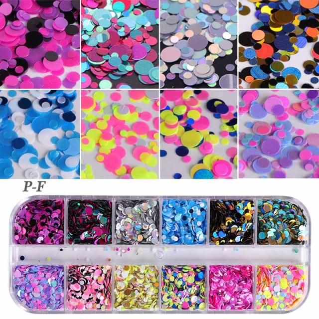 Luminous Nail Neon Glitter Sequin Butterfly Hexagon Fluorescent Green Flake Glow in the Dark Nail Art Manicure Decoration BE1861