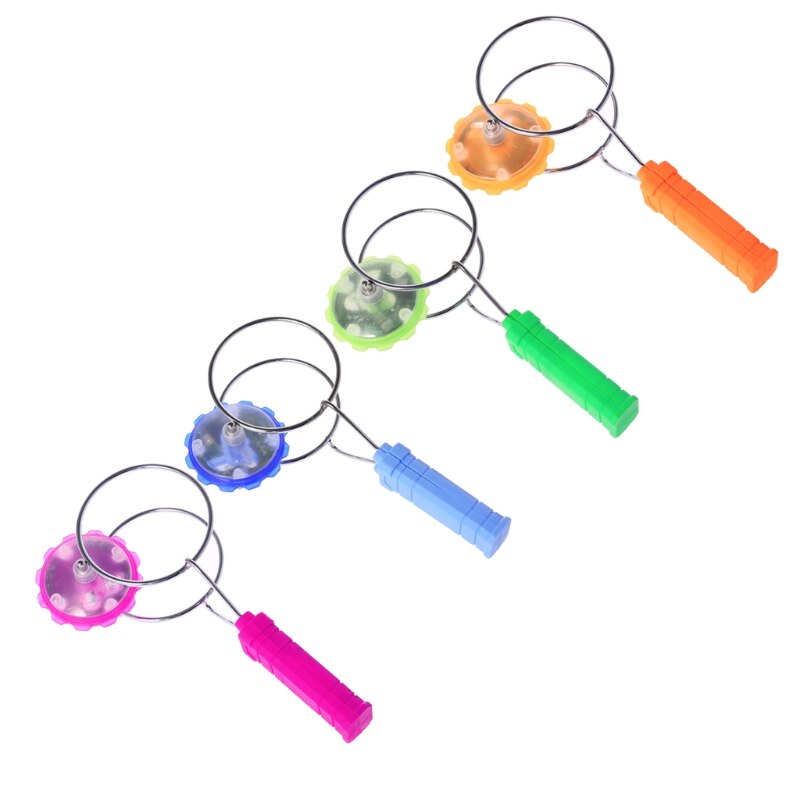 Magnetic Gyro Wheel Magic Spinning LED Colorful Light Gyro YoYo