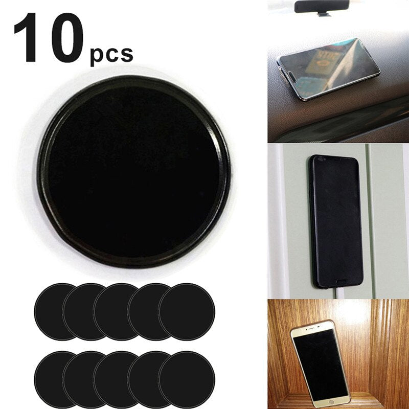 【Magic Rubber】5pcs/10pcs Universal Magic Rubber Multi-Function Wall Sticker Pad Mobile Phone Holder Car Bracket pods Gel Pads 5cm