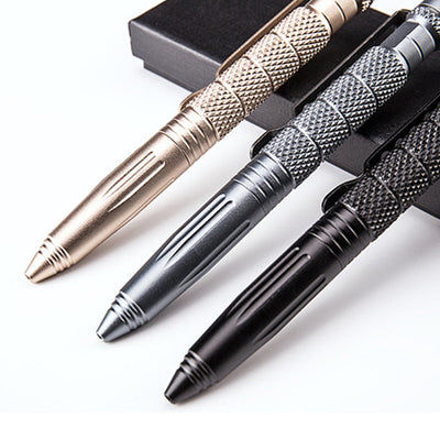 Tool Pens Multi-functional Pen Tactical Tungsten Steel Rotating Unisex Tool Pen Window Glass Metal Ballpoint Multifunctional