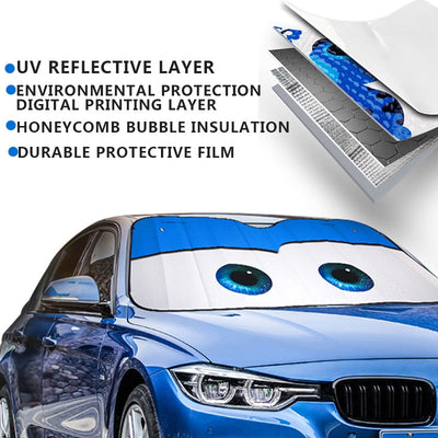 Parasol Cars Sun Visor Window Sunshade Protection Umbrella Blinds Retractable Car Magnetic Windshield Sunshade Eyes Cars