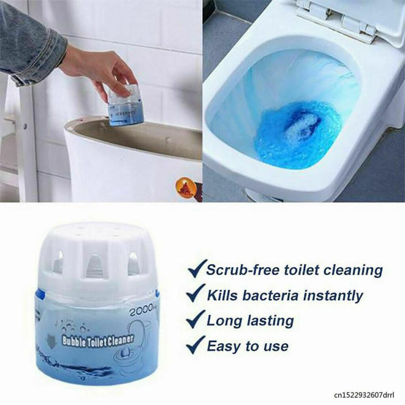 Foaming Cleaners Toilet Cleaner Magic Flush Bottled Helper Blue Bubble