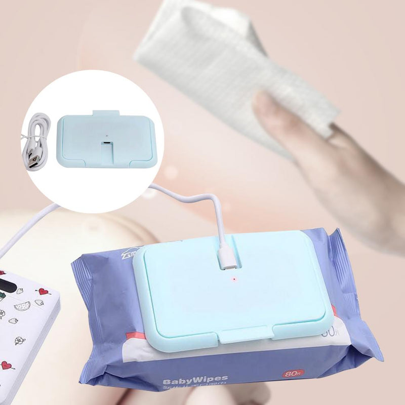 USB Portable Baby Wipes Heater Thermal Warm Wet Towel Dispenser Napkin Heating Box Cover Home Car Mini Tissue Paper Warmer