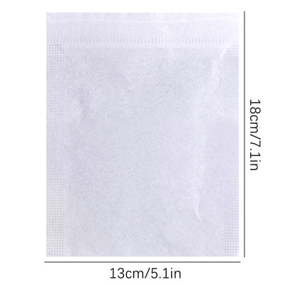 【Filter bag】50Pcs Food Grade Tea Bag non-woven drawstring filter bag used to make tea soup seasoning bag filter Kitchen Supplies